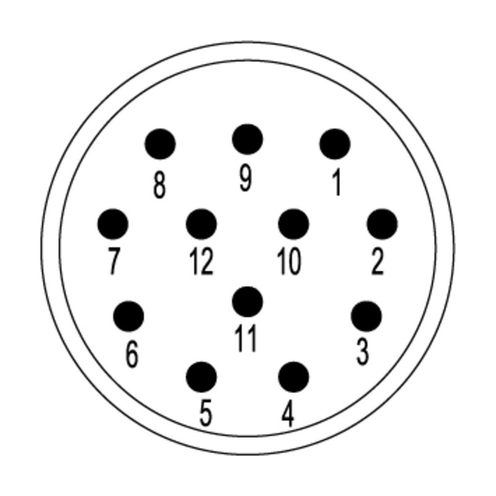 Weidmüller Kontakteinsatz 1170070000 Typ SAI-M23-SE-12