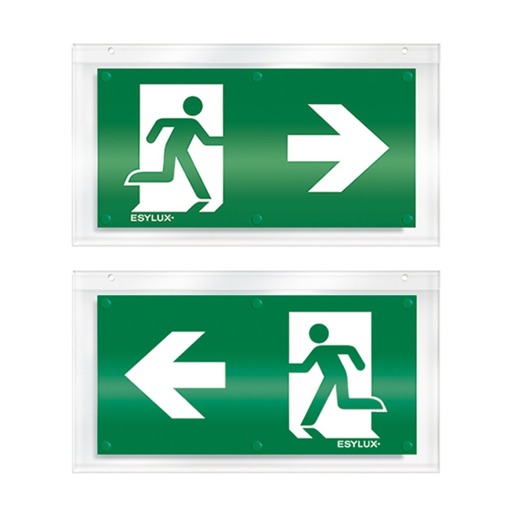 ESYLUX Piktogramm Scheibe EN10079092 Typ Piktogramm-Scheibe 24 zweiseitig rechts/links