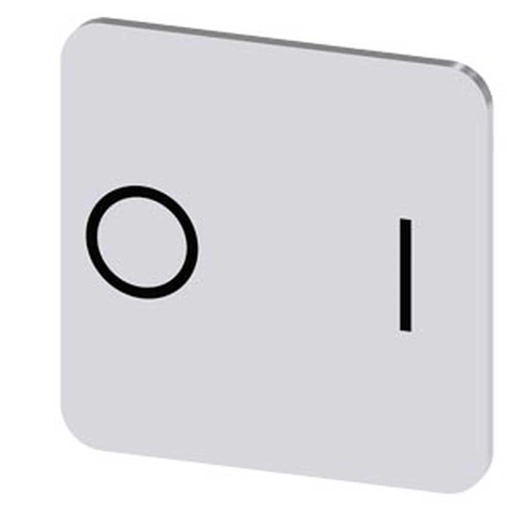 Siemens Bezeichnungsschild 3SU1900-0AF81-0QG0