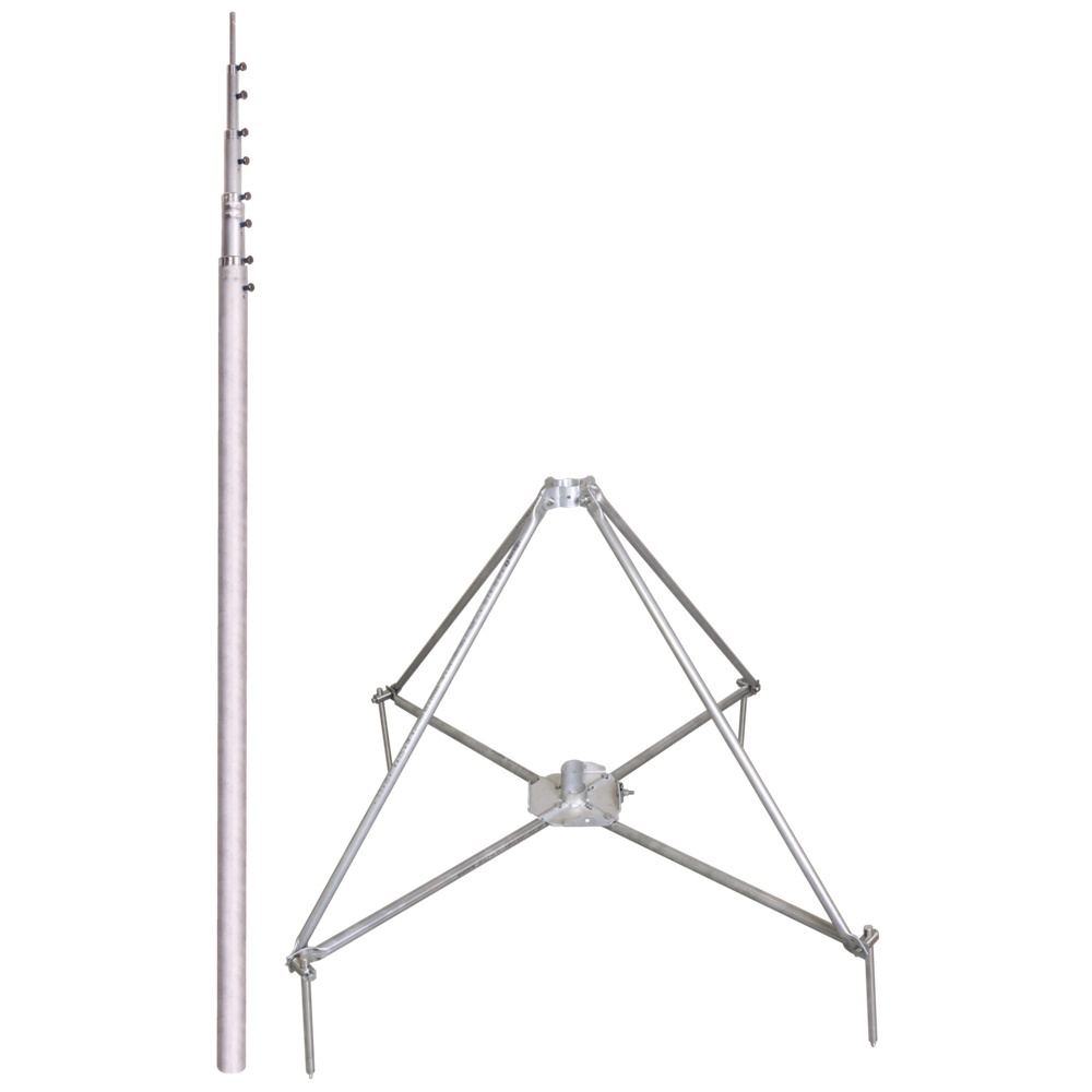 Dehn + Söhne Teleskopfangstange Set 105712 Typ FS T D50 5.5 6.5M AL VBS RA680 V2A