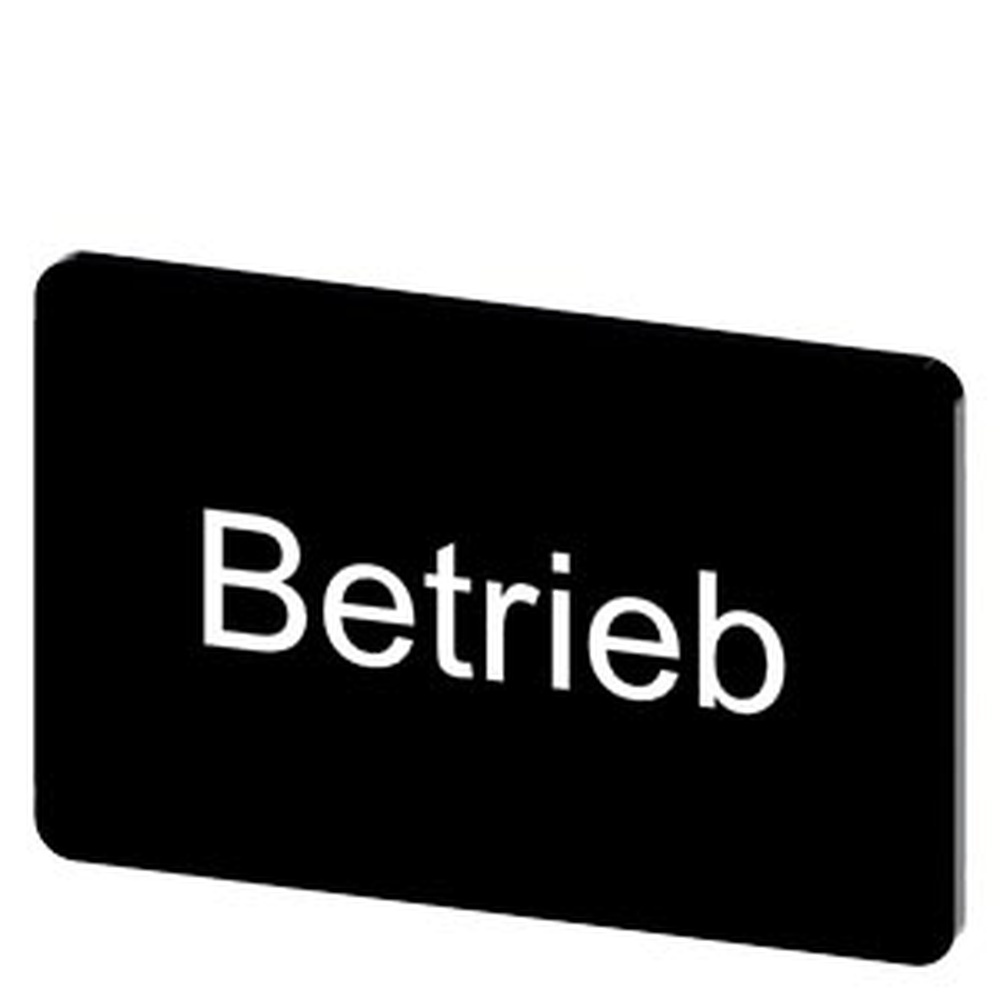 Siemens Bezeichnungsschild 3SU1900-0AD16-0AP0