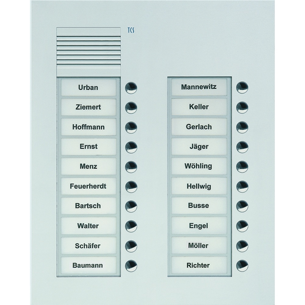 TCS Audio Außenstation PUK20/2-EN