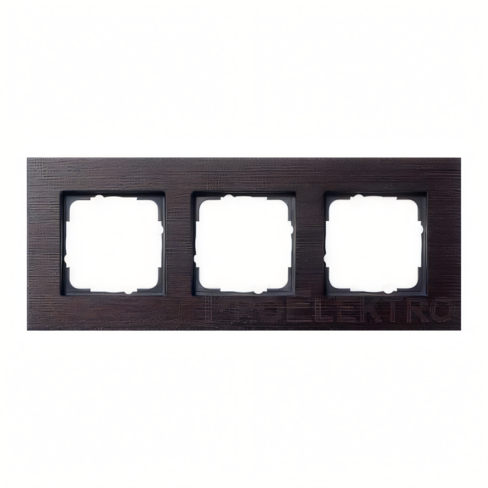 Gira Abdeckrahmen 3fach 021311 Esprit Wengenholz