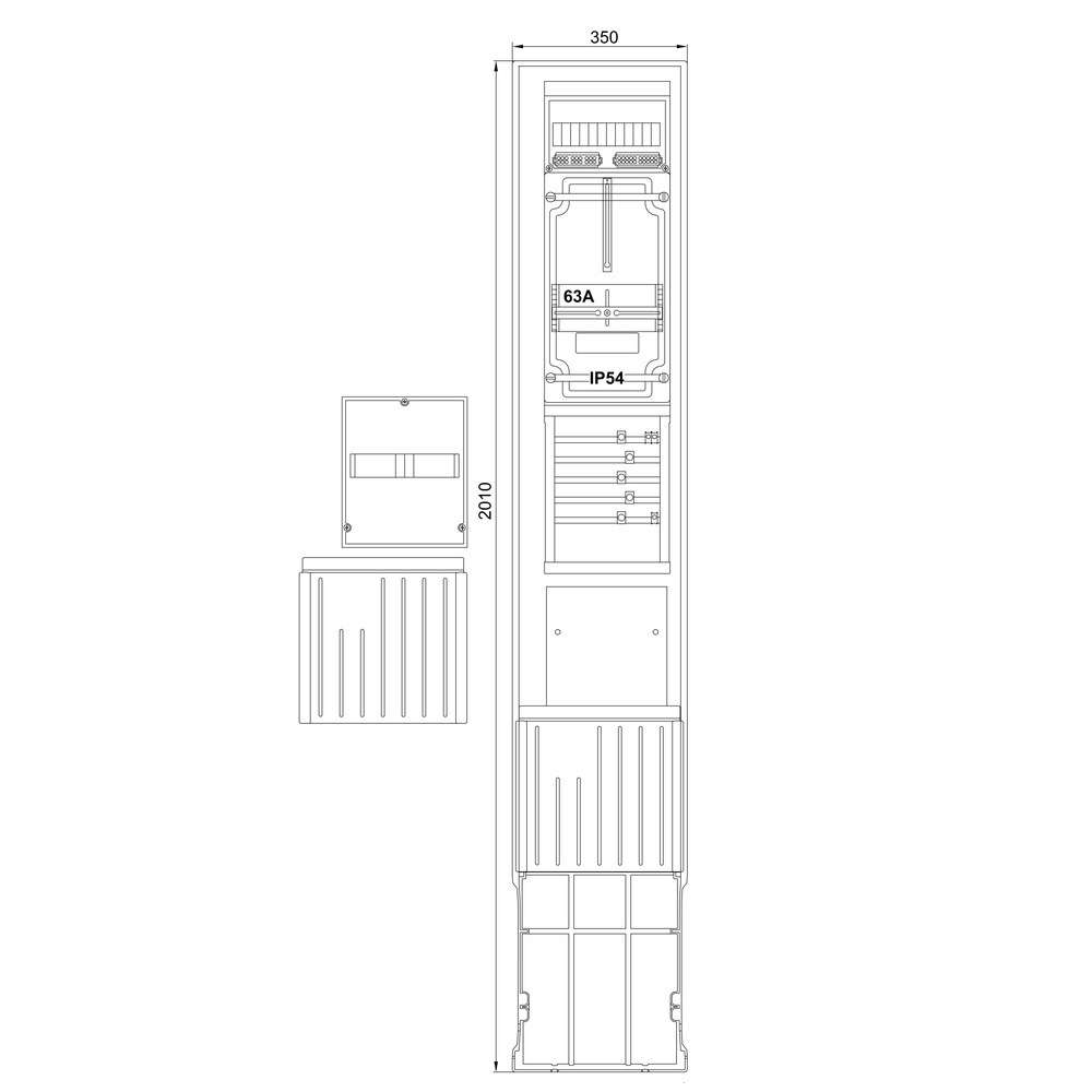 f-tronic Anschlusssäule ZSA2012ZKHG Nr. 7160102