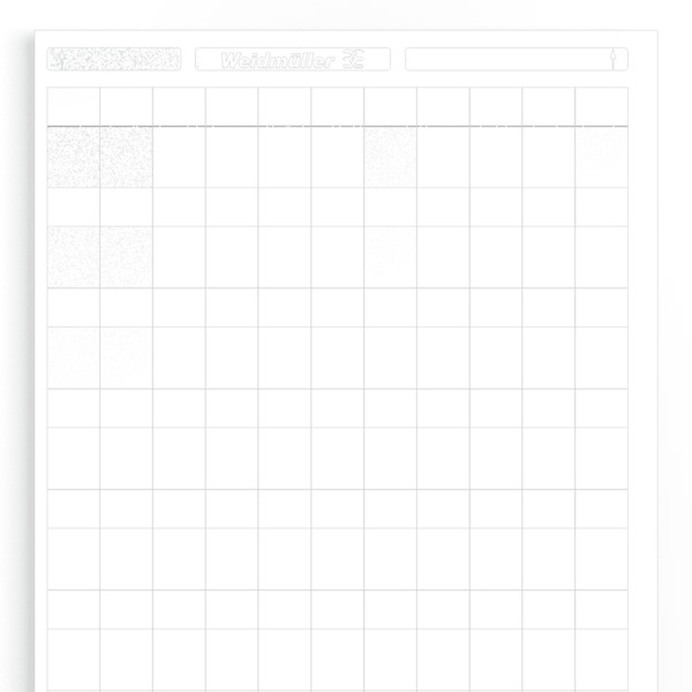 Weidmüller Kabelmarkierungssystem 1695711044 Typ LM WO 18/34 WS