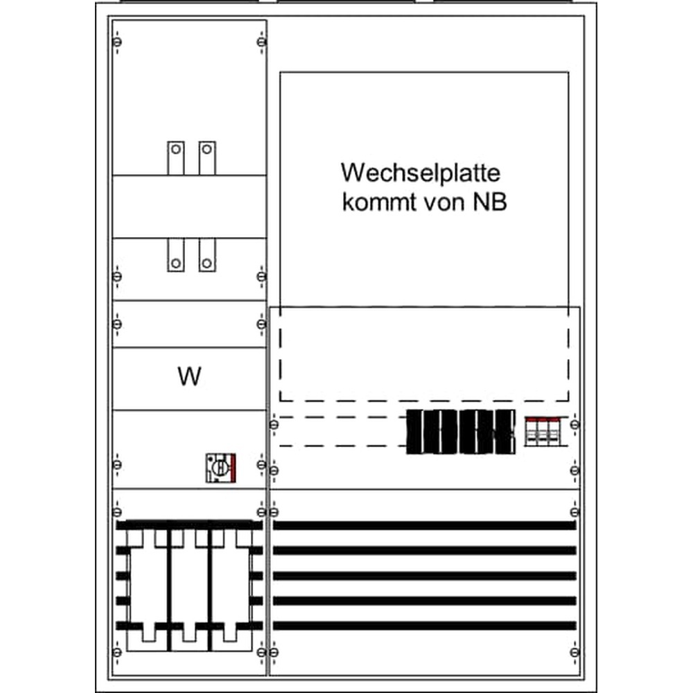 Striebel & John M+W Schrank 2CPX032141R9999 Typ KS450
