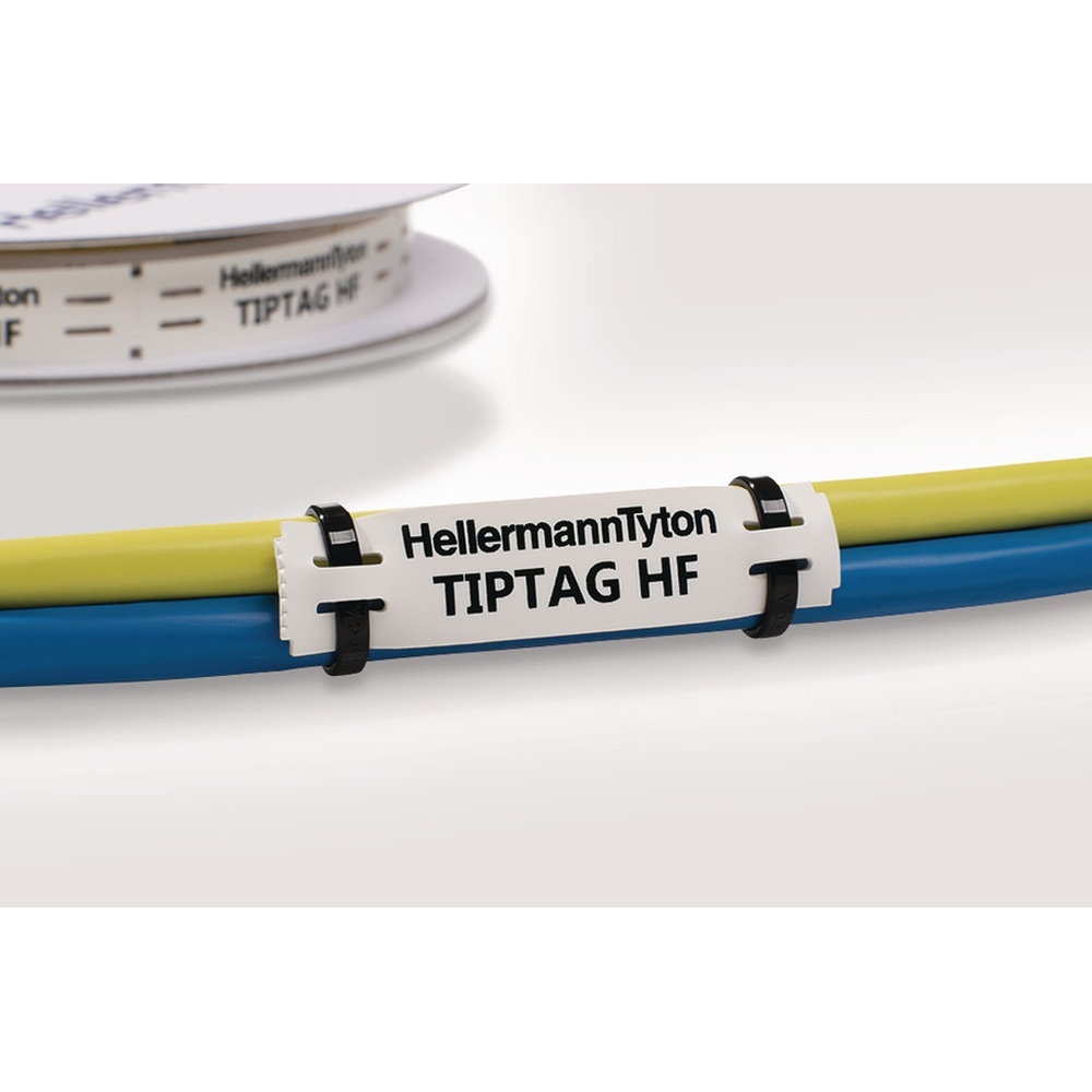 Hellermann Kennzeichnungsschilder 556-21069 Typ TIPTAG15X65WH PO WH 190