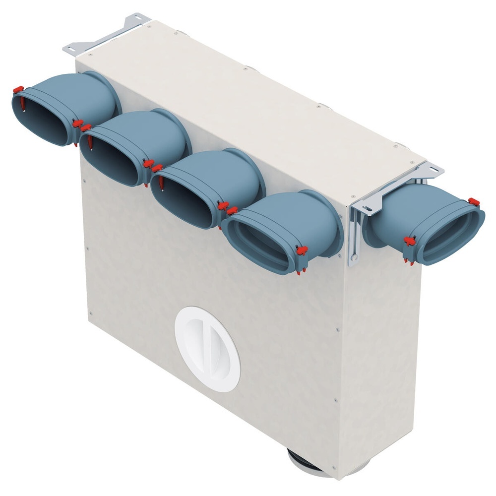 Helios FlexPipe Verteilerkasten 03841 Typ FRS-MVK 4+1-51/125