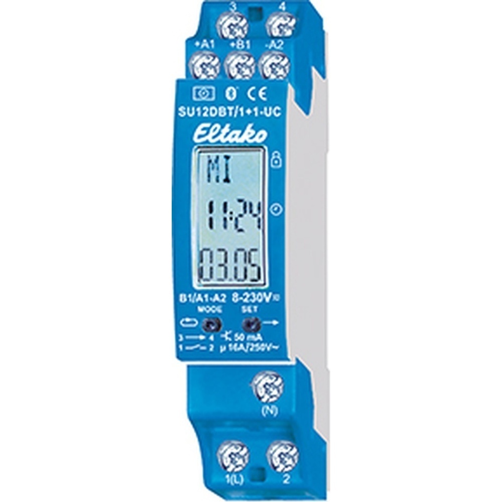 ELTAKO Schaltuhr 2Kanal 23200902 Typ SU12DBT/1+1-UC