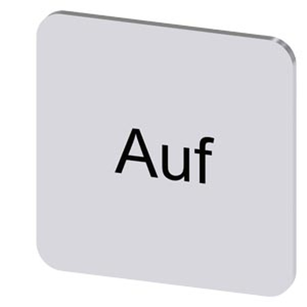 Siemens Bezeichnungsschild 3SU1900-0AF81-0AD0