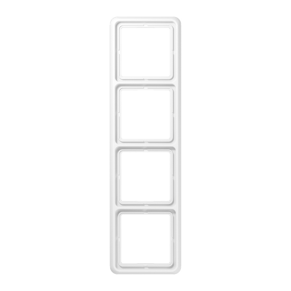 Jung Rahmen 4fach CD 584 WU WW