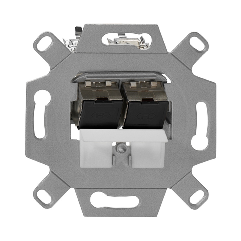 Rutenbeck Modularanschlussdose 139104072 Typ UM-Cat.6A iso 25/10G-MD 2 Up 0