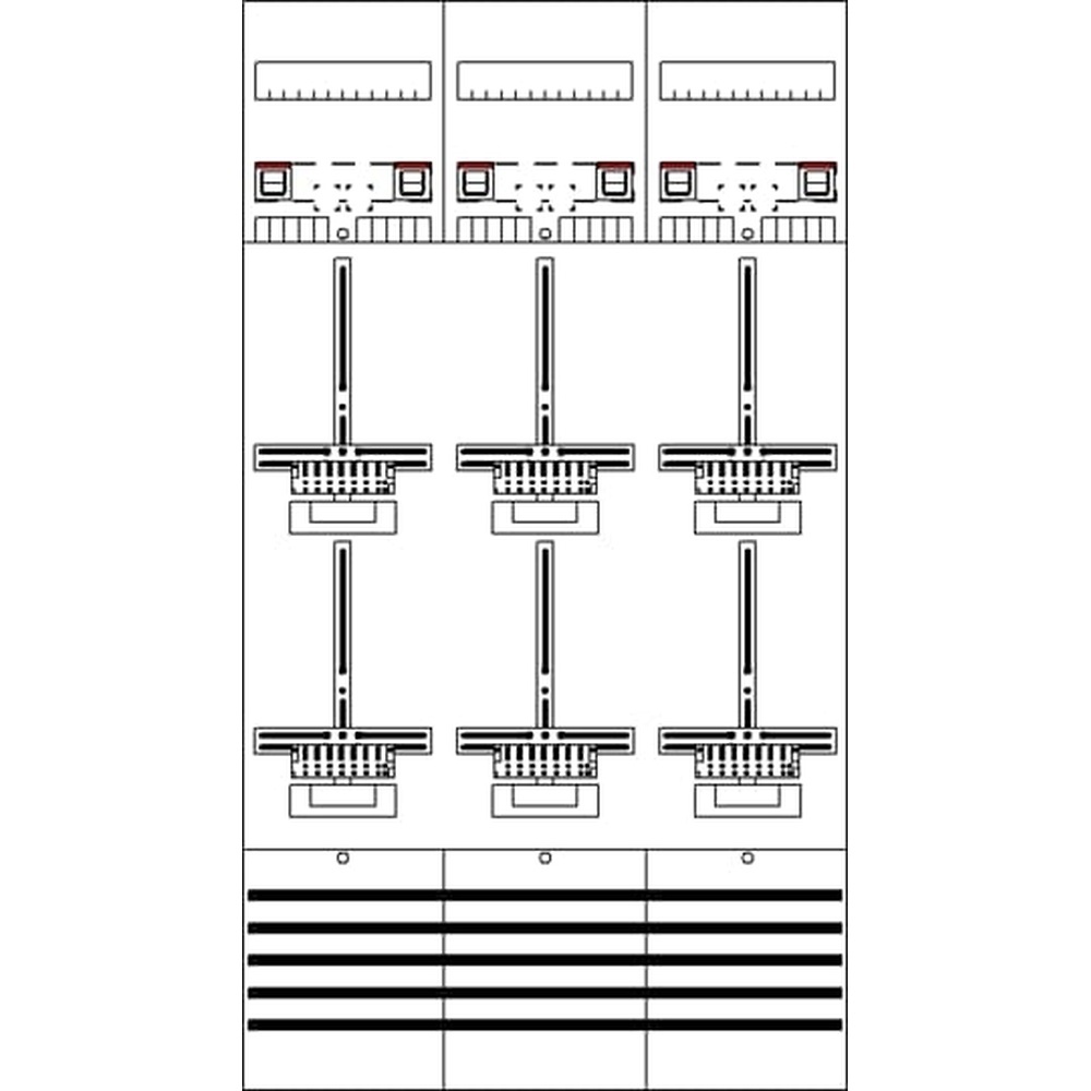Striebel & John Zählerkomplettfeld 2CPX054147R9999 Typ DF39Q6
