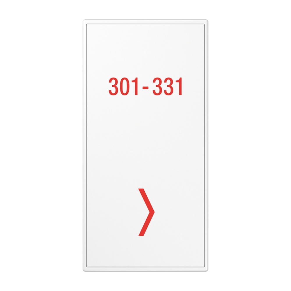 Jung Glasabdeckung LSCUKO6TX-2WW