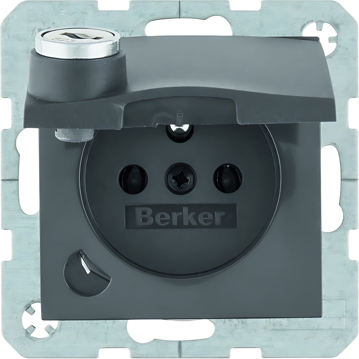 Berker Steckdose mit Erdstift 6768111606