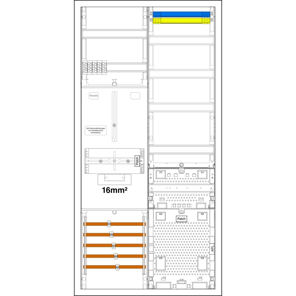 f-tronic Sammelschienenklemmen 7190206 Typ 3HZ721APZRFZ-16