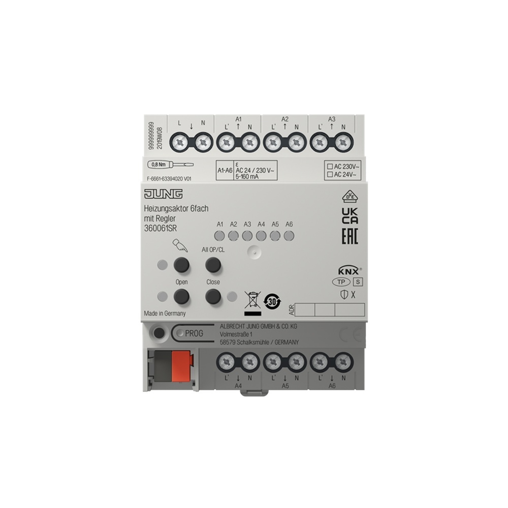 Jung KNX Heizungsaktor 360061SR