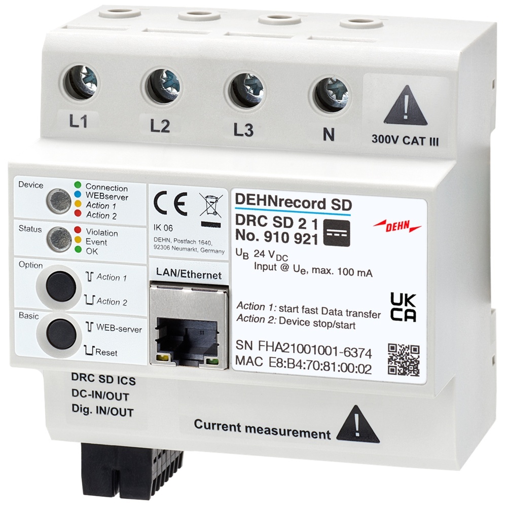 Dehn + Söhne Multifunktionales Mess u. Analysegerät 910921 Typ DRC SD 2 1