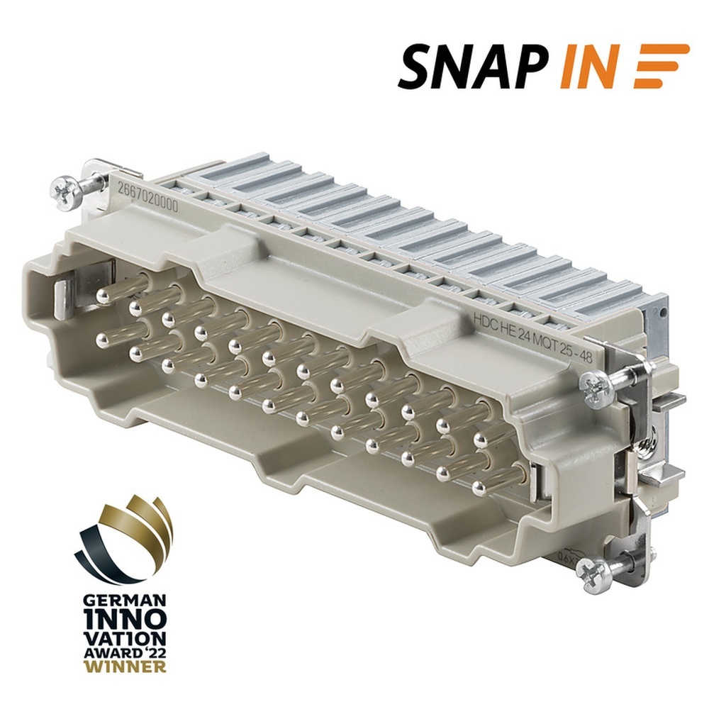 Weidmüller Kontakteinsatz 2667020000 Typ HDC HE 24 MQT 25 - 48