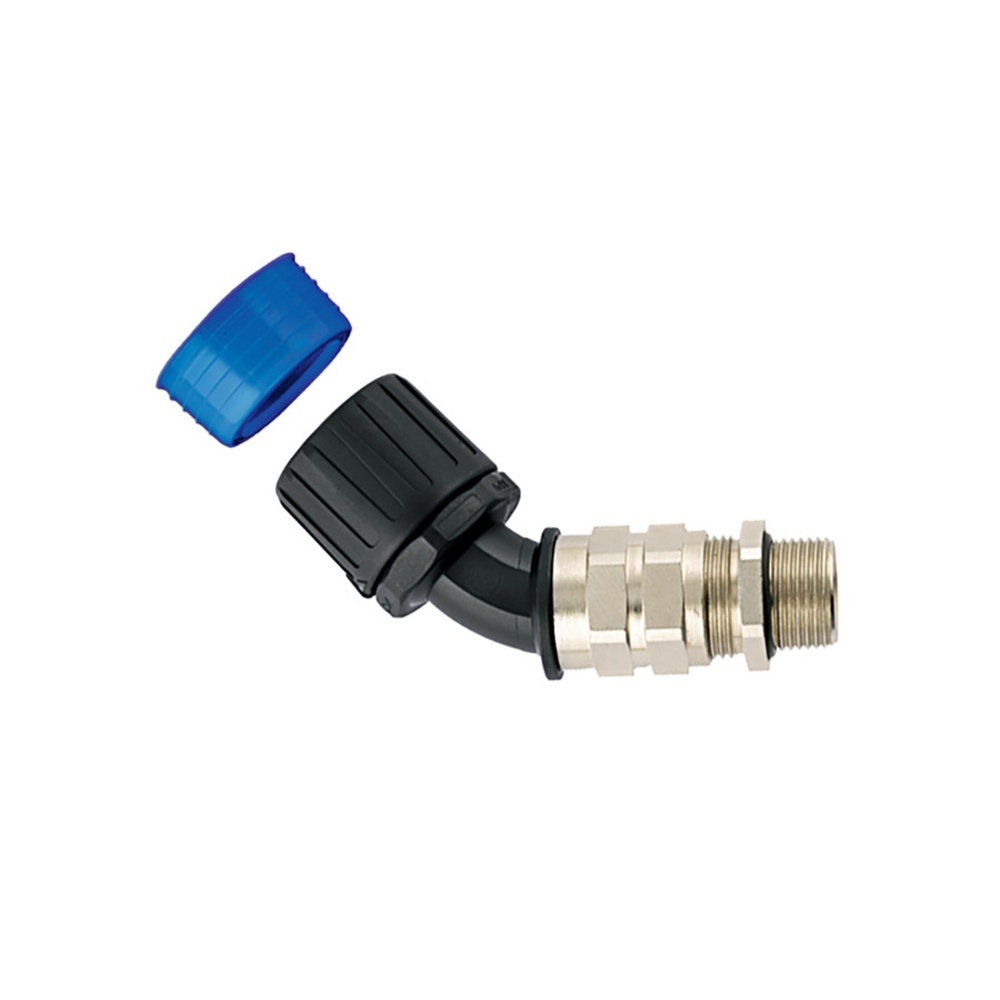 Hellermann Kunststoffverschraubung 166-24506 Typ HGL34-45CG-M32 PA66/NPB/TPE BK 10