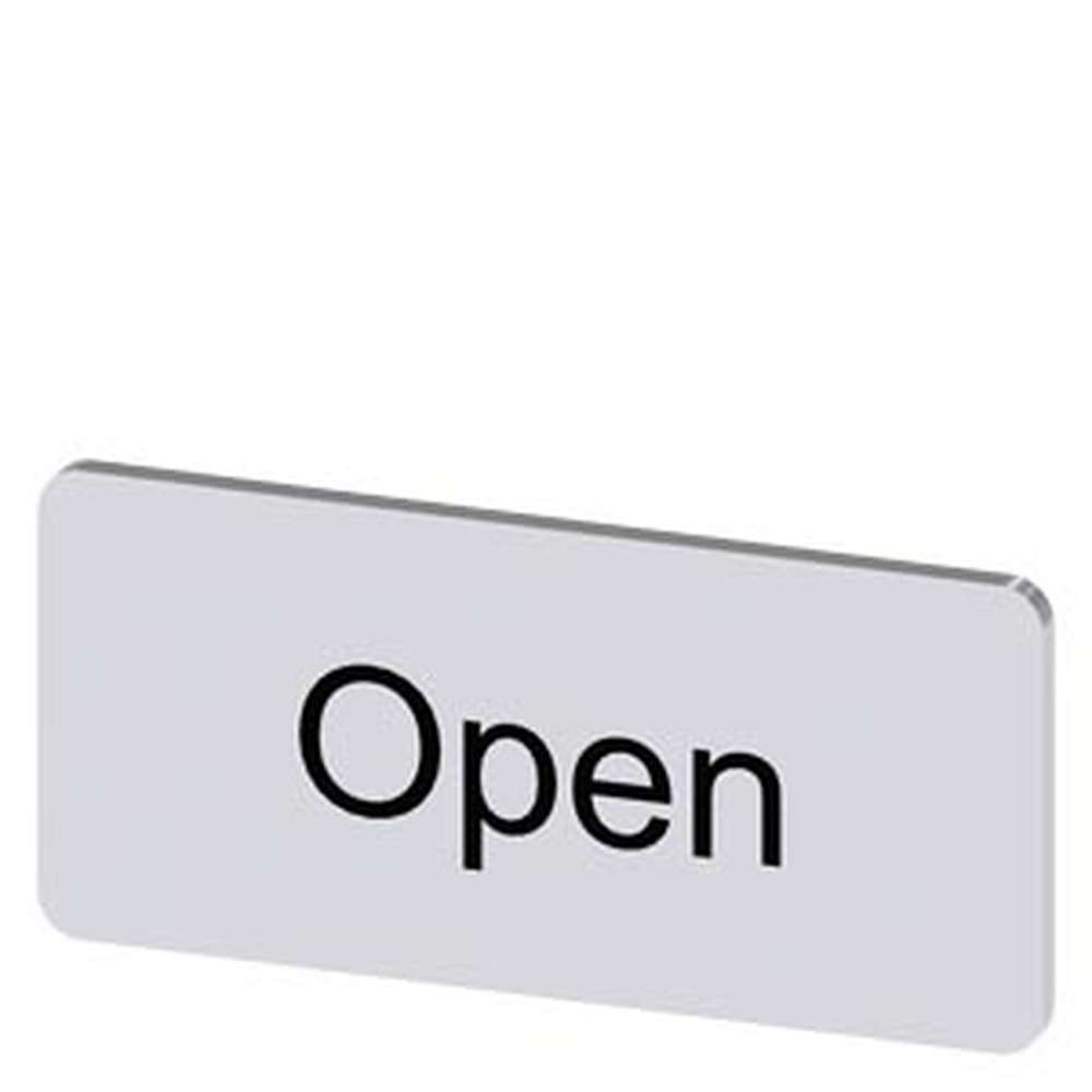 Siemens Bezeichnungsschild 3SU1900-0AC81-0DW0