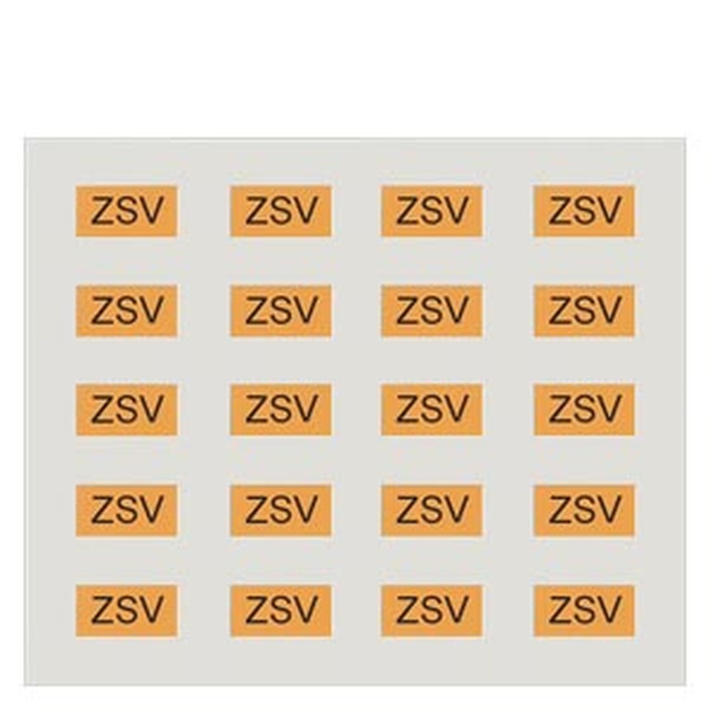 Siemens Beschriftungsbogen 5UH1085