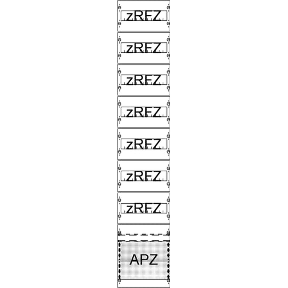 Striebel & John Verteilerfeld 2CPX054018R9999 Typ FV19A2R7