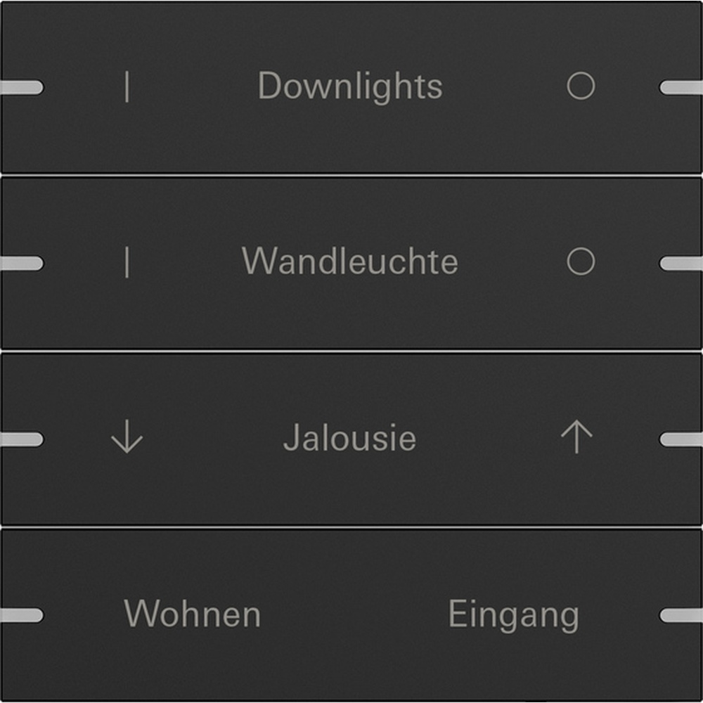 Gira Wippenset 4fach 5034905