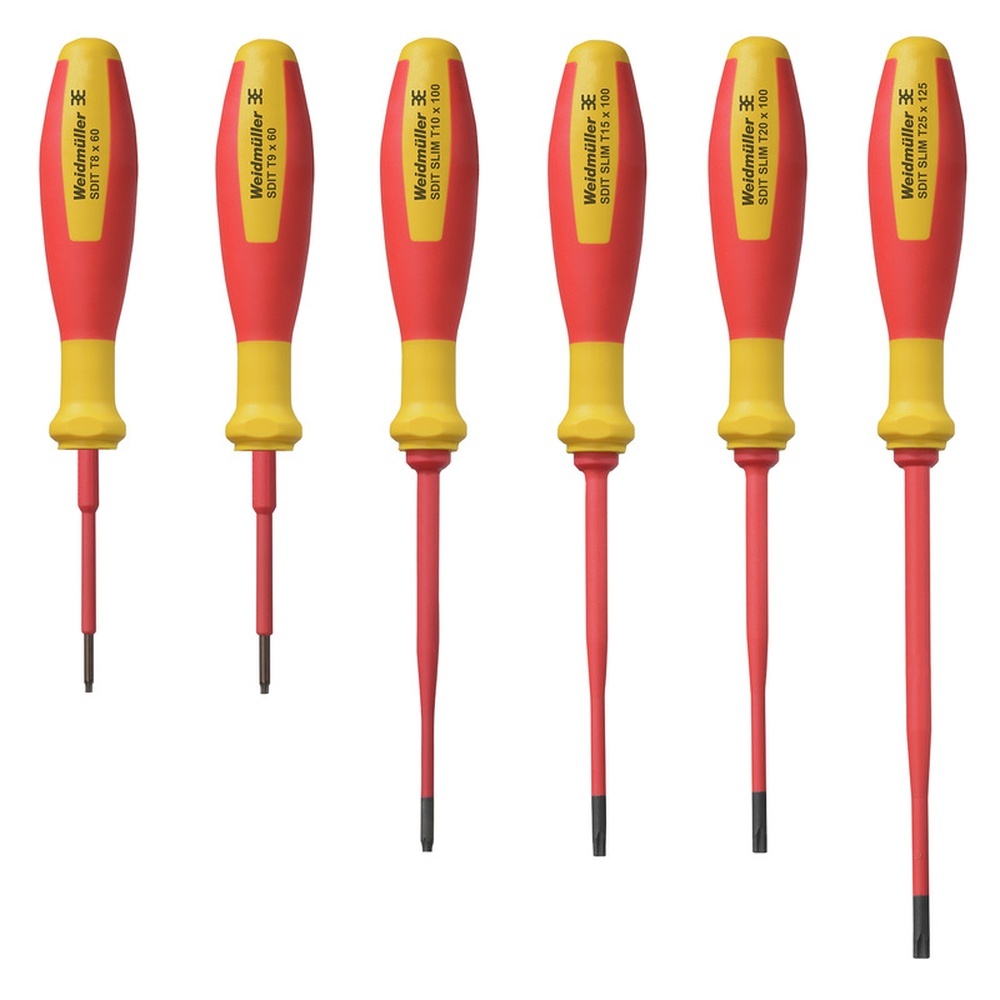Weidmüller Schraubendreher 2749600000 Typ SDI SET SLIM T8/T9/T10/T15/T20/T25