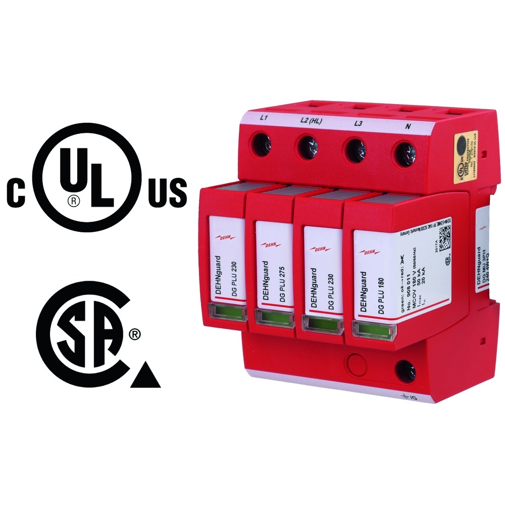 Dehn + Söhne Überspannungsableiter 908343 Typ DG MU 3PH 240 4W+G