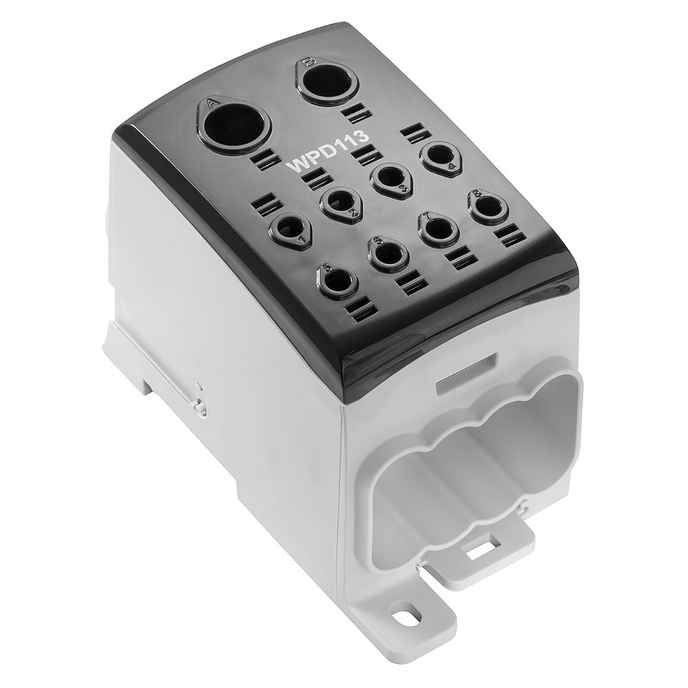 Weidmüller Potentialverteilerklemme 2730360000 Typ WPD 113 1X185+1X150/8X35 BK