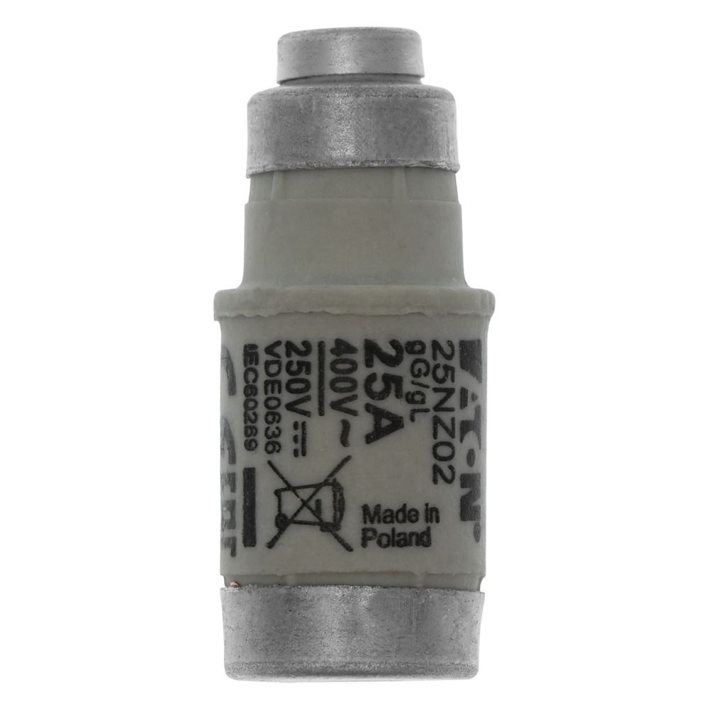 Eaton Sicherungseinsatz 25NZ02 Typ FUSE-D02 25A T GL/GG 400VAC E18