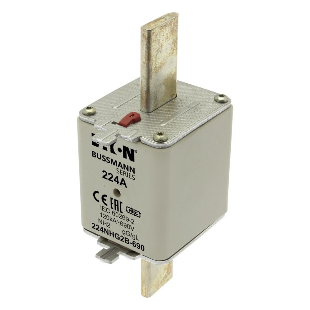 Eaton Sicherungseinsatz 224NHG2B-690 Typ NH FUSE 224AMP 690V gG SIZE 2 DUAL IND