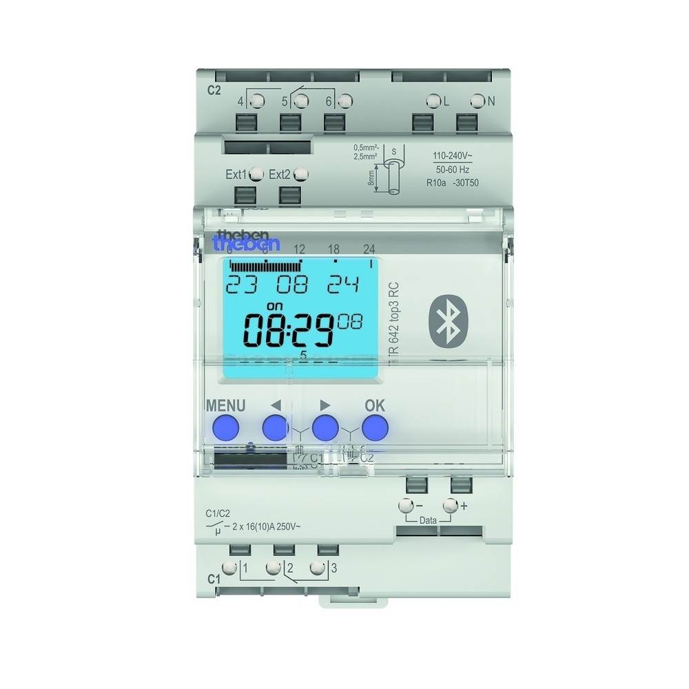 Theben Digitale Zeitschaltuhr 6420330 Typ TR 642 top3 BLE RC