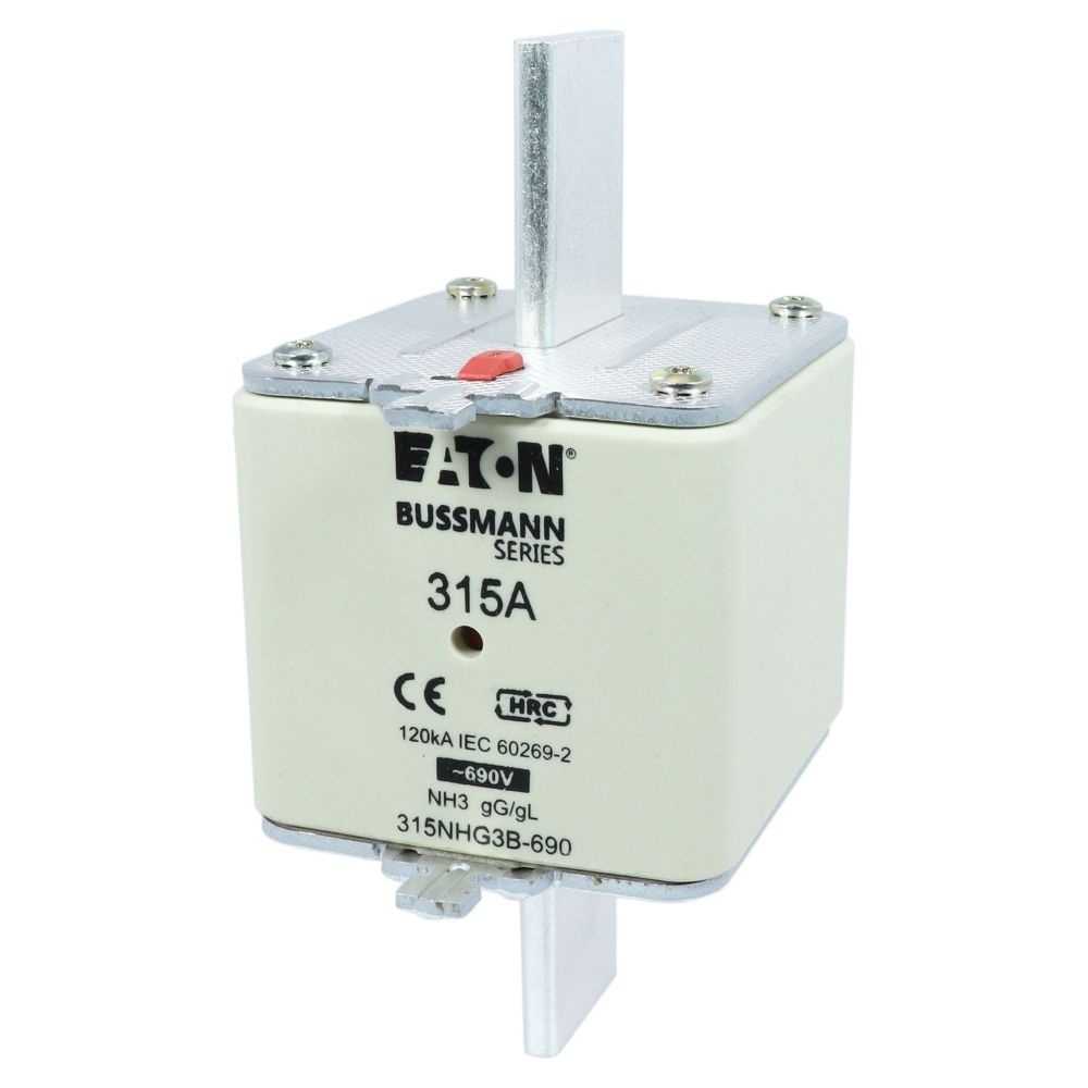 Eaton Sicherungseinsatz 315NHG3B-690 Typ NH FUSE 315AMP 690V gG SIZE 3 DUAL IND