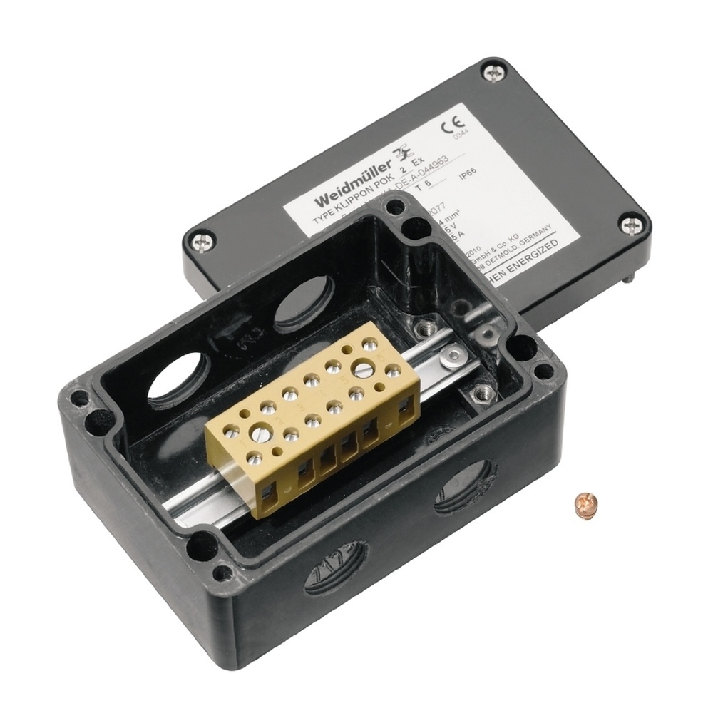 Weidmüller Ex Kunststoffgehäuse 8000004224 Typ KLIPPON POK2 M20BCSS EX