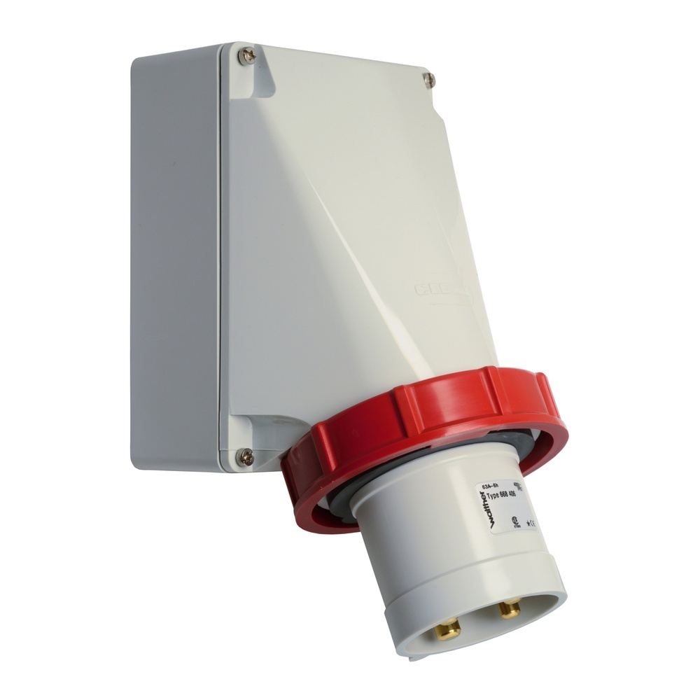 Walther-Werke Wasserdichter Wandgerätestecker 668404