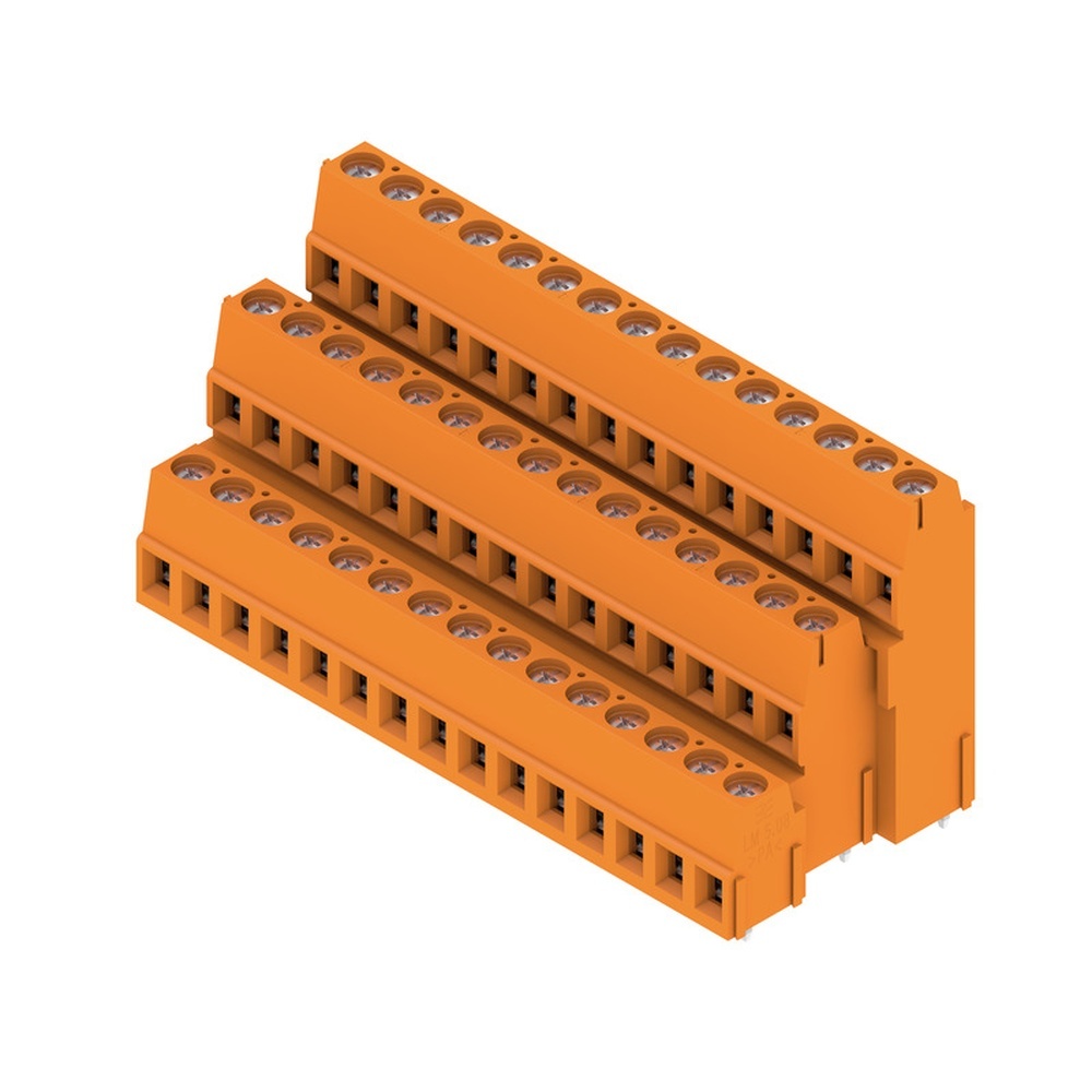 Weidmüller Leiterplattenklemme 1769750000 Typ LM3R 5.08/45/90 3.5SN OR BX