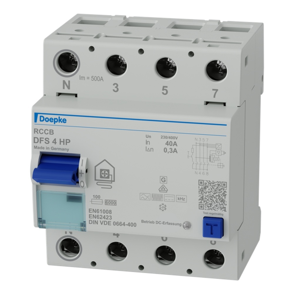 Deopke FI Schutzschalter 09136805 Typ DFS4 040-4/0,30-HP