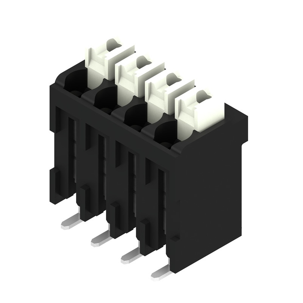 Weidmüller Leiterplattenklemme 1250380000 Typ LSF-SMD 3.50/04/180 SN BK RL