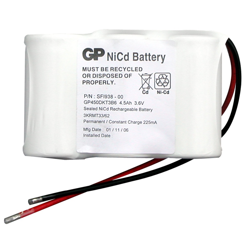 B.E.G. Brück Akku 30025 Typ NiCd-Akku Parallel-Pack 3,6V/4Ah, mit verpolsich