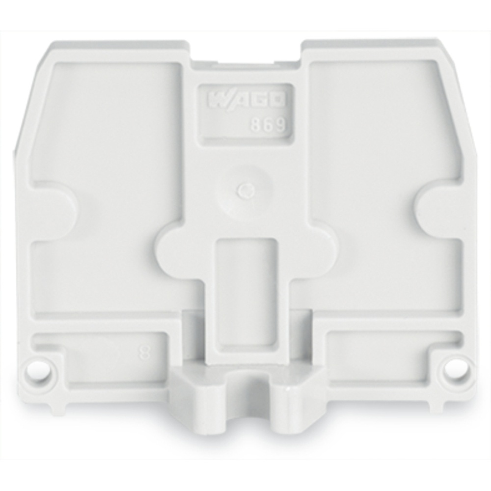 Wago Abschlussplatte 869-387