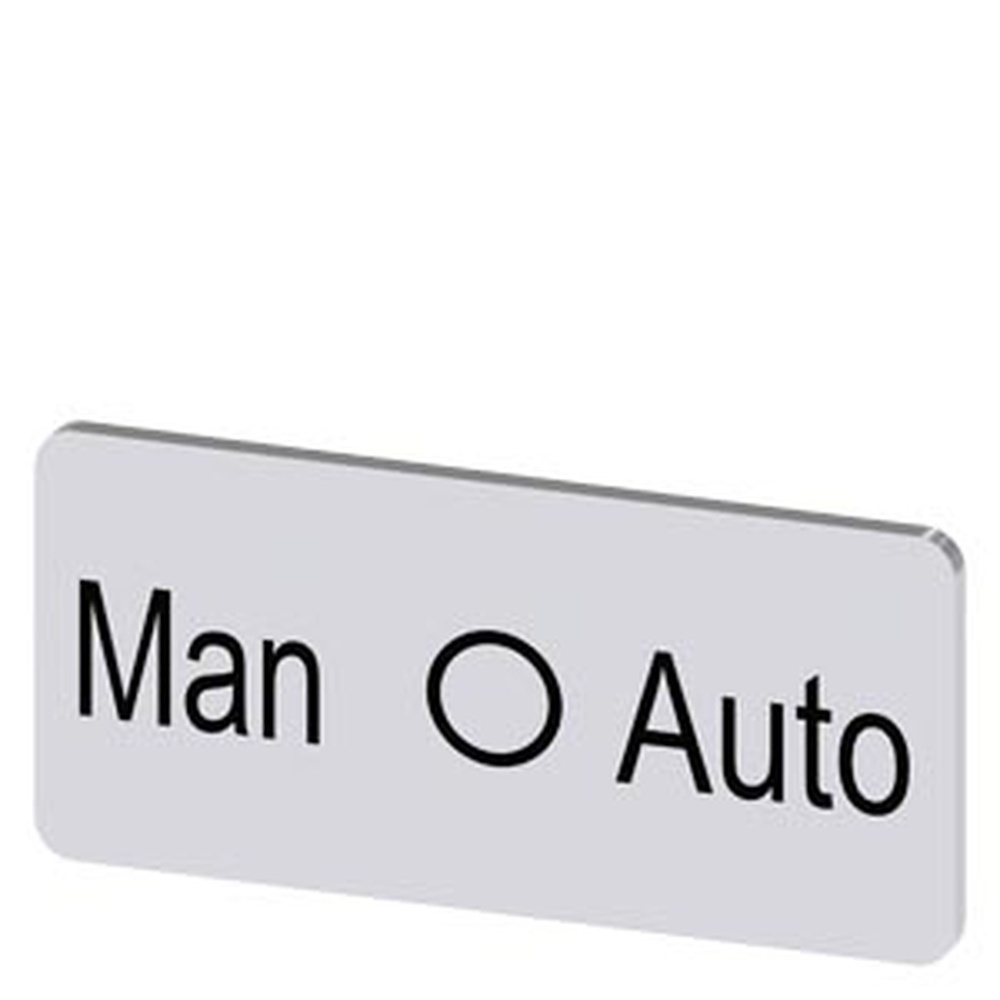 Siemens Bezeichnungsschild 3SU1900-0AC81-0DY0