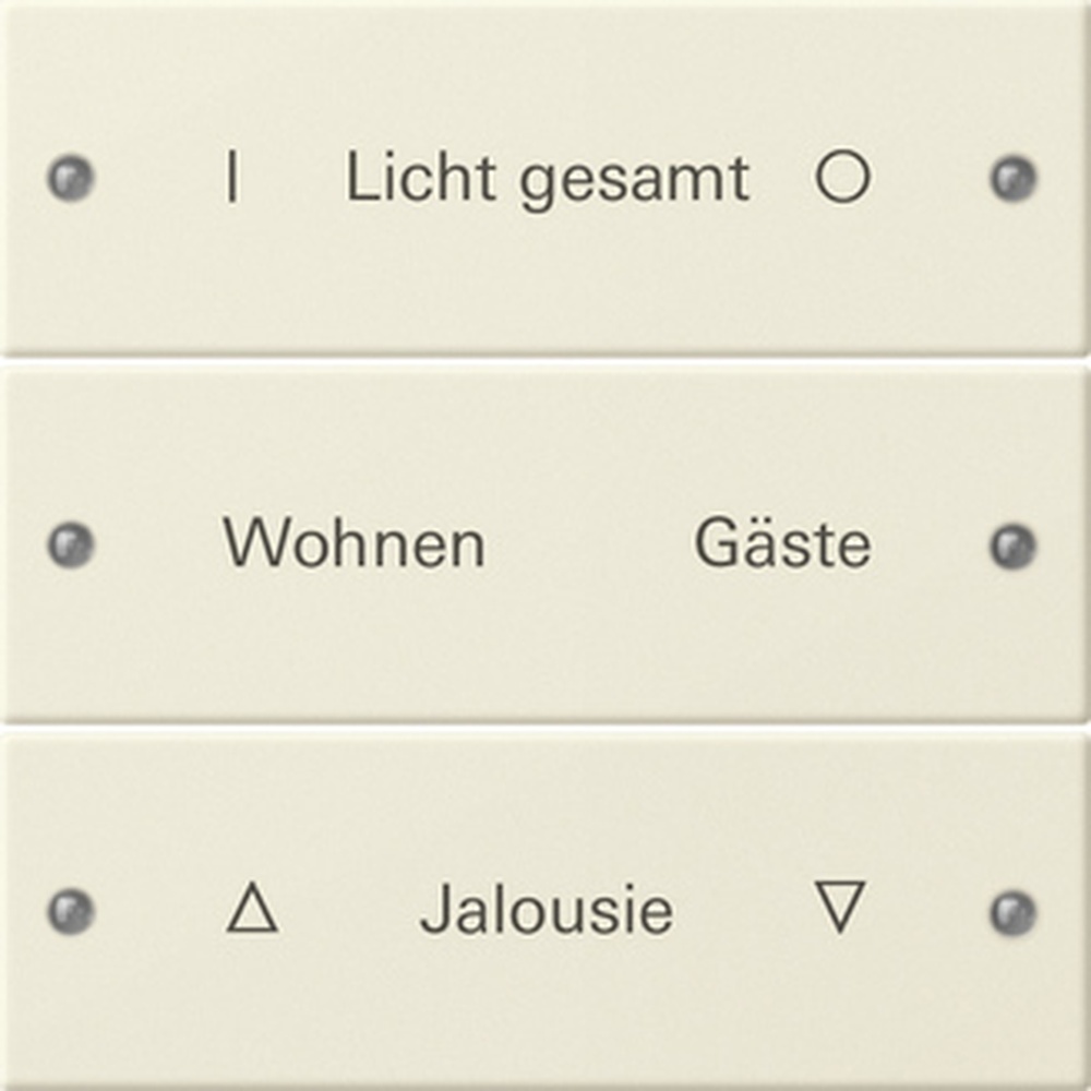 Gira Wippenset 3fach 220301