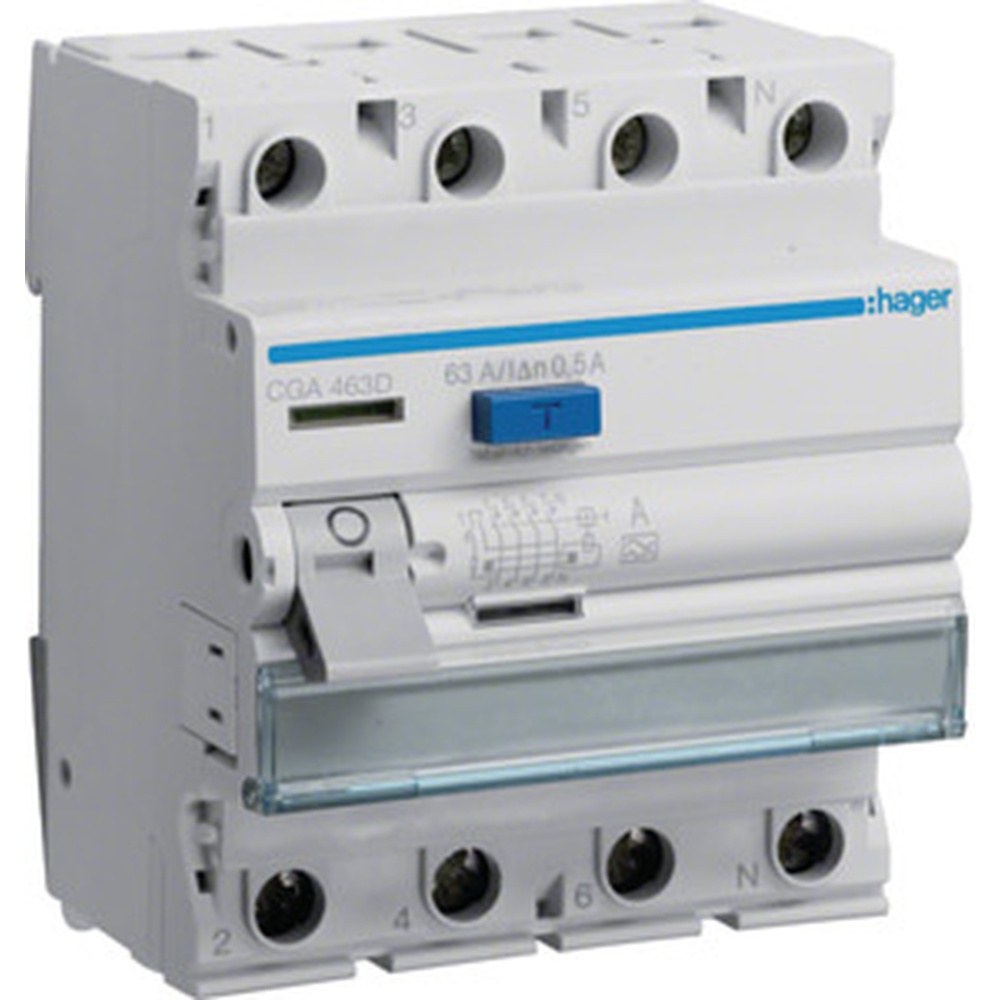 Hager Fehlerstromschutzschalter CGA463D