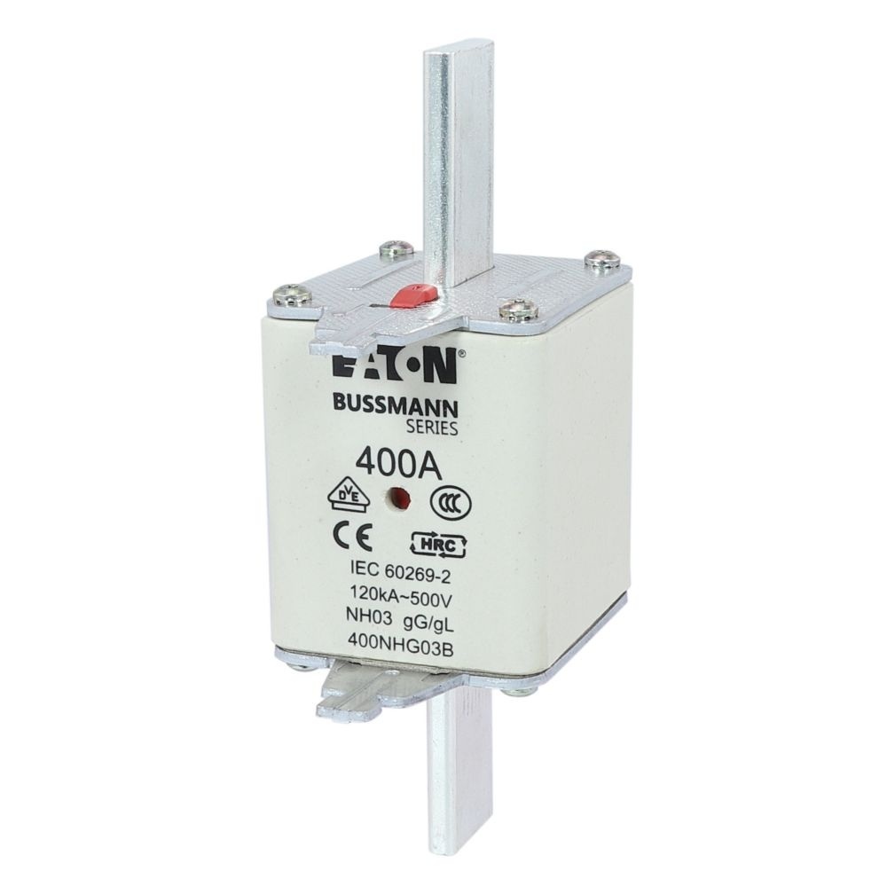 Eaton Sicherungseinsatz 400NHG03B Typ NH FUSE 400A 500V GL/GG SIZE 03 DUAL IN