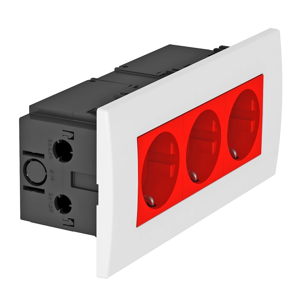 OBO Bettermann Steckdoseneinheit 6119413 Typ SDE-RW D0RT3