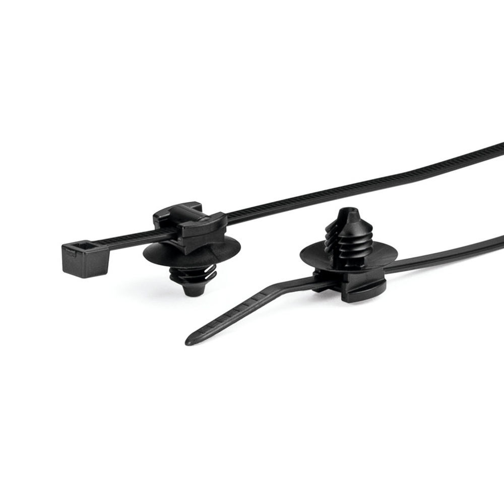 Hellermann Tyton Befestigungsbinder 150-52690 Typ T30RFT6SD-PA66HS/PA66HIRHS-BK (500)