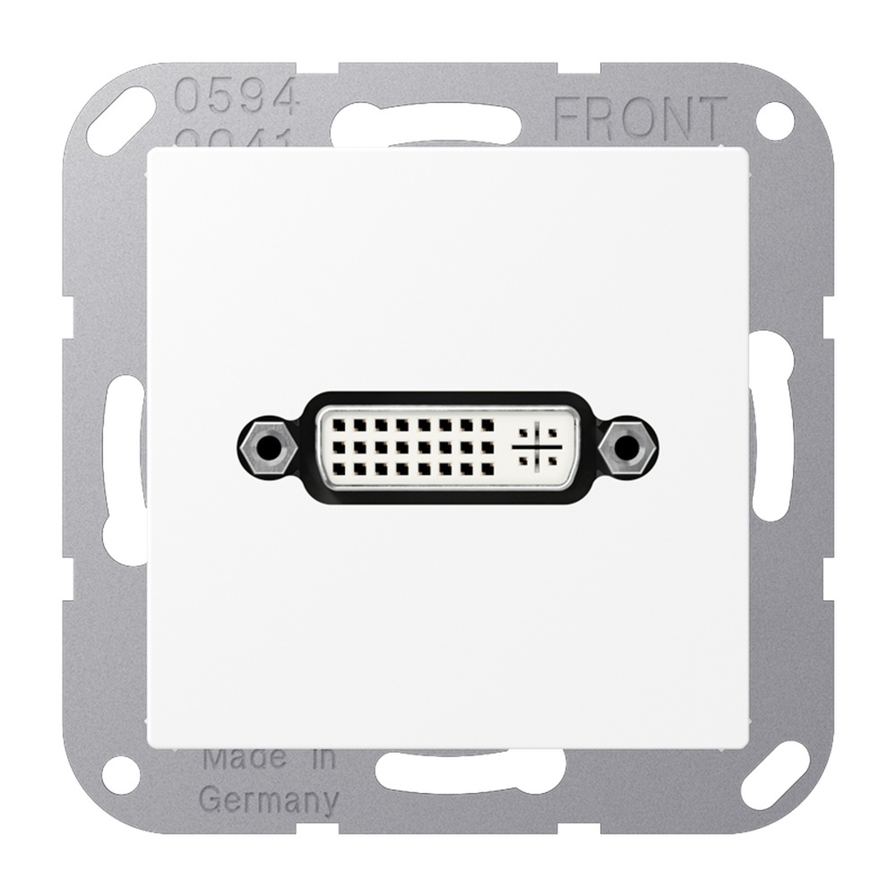 Jung Multimedia Anschlusssystem DVI MAA1193WWM