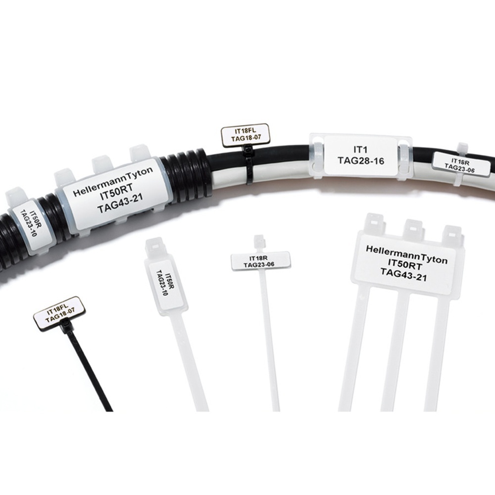 Hellermann Etiketten 596-12265 Typ TAG102-64TD1-892-WH 892 WH 250